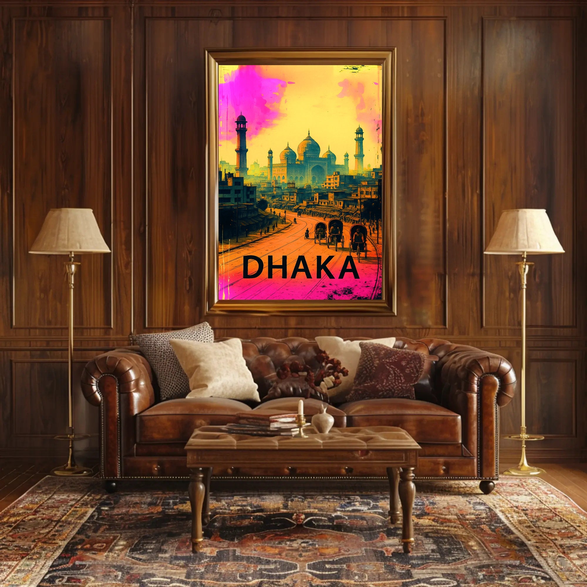 Dhaka Cityscape Poster PosterGoat