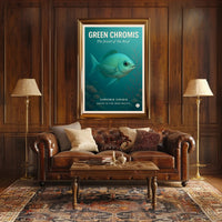 Green Chromis Jewel of the Reef Animal Poster PosterGoat