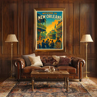 Welcome to New Orleans Poster PosterGoat