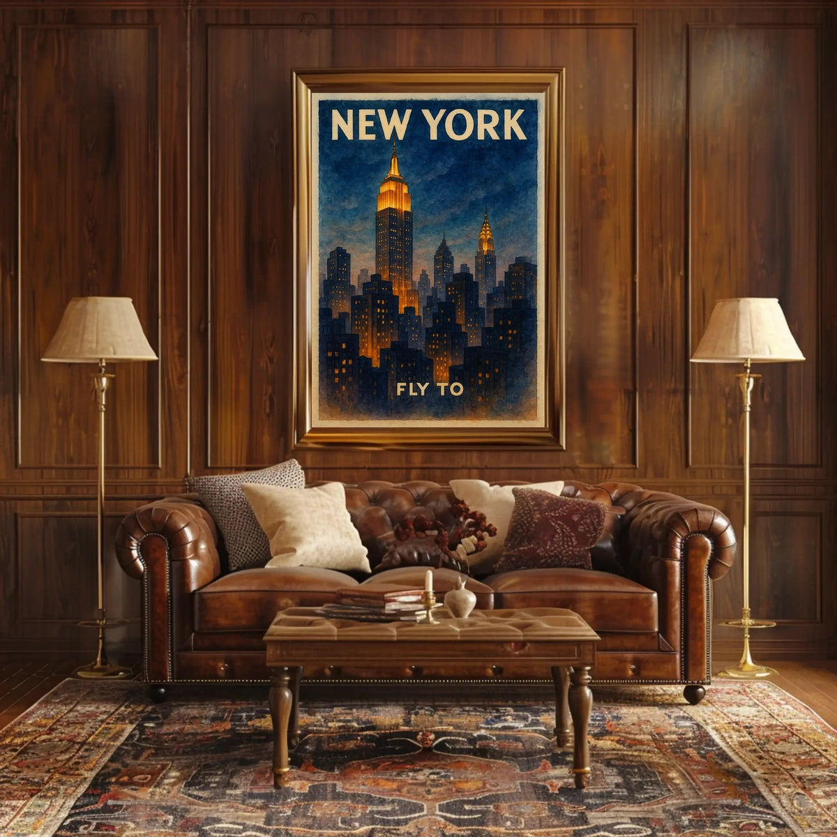 Fly to New York Poster