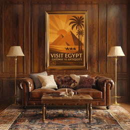 Visit Egypt Gateway to Antiquity Poster