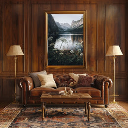 Serene Mountain Lake Poster