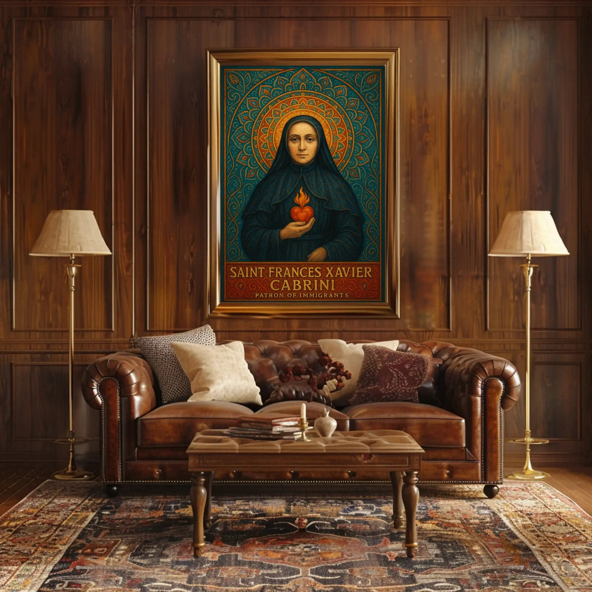 Saint Frances Xavier Cabrini Patron Of Poster