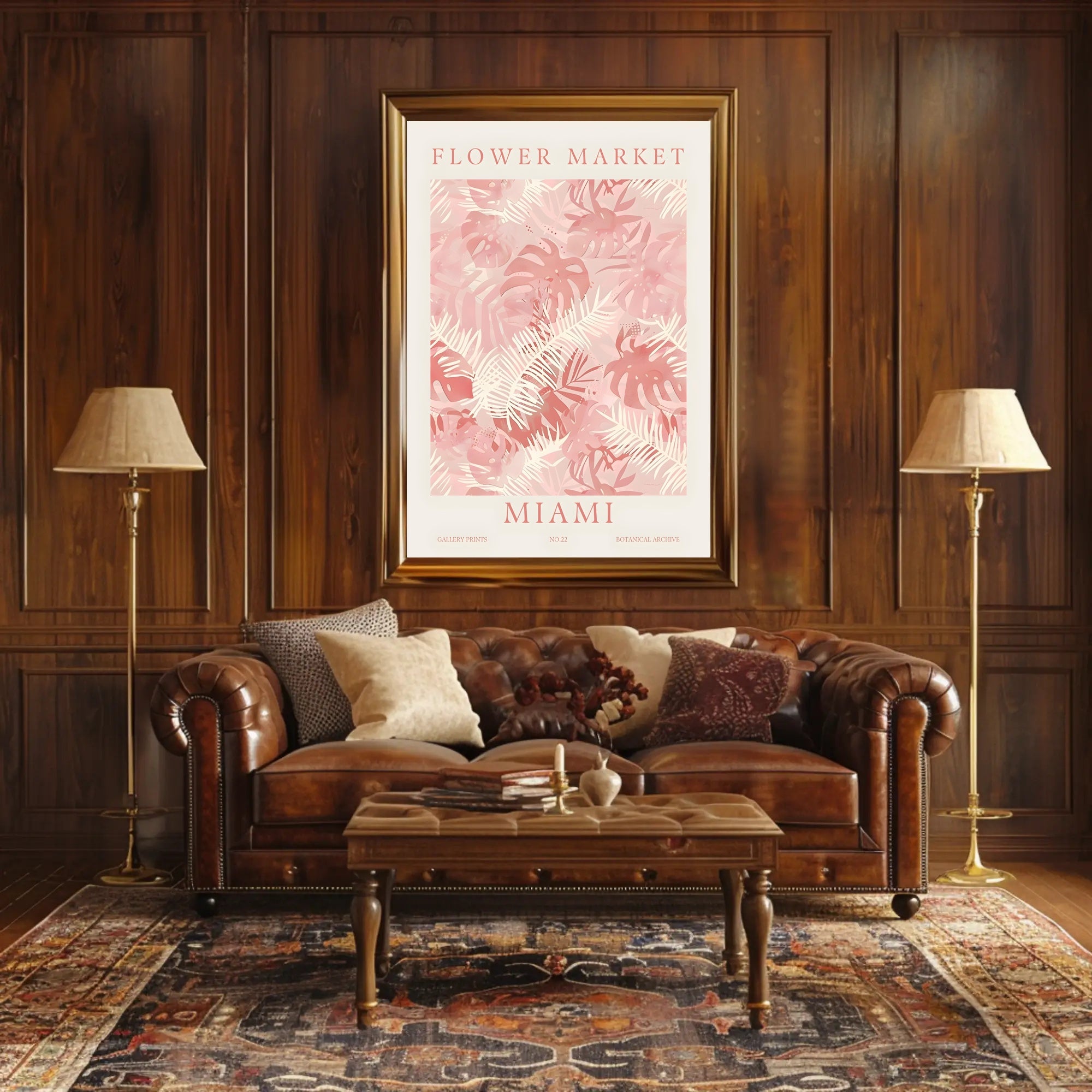 Flower Market Miami Poster