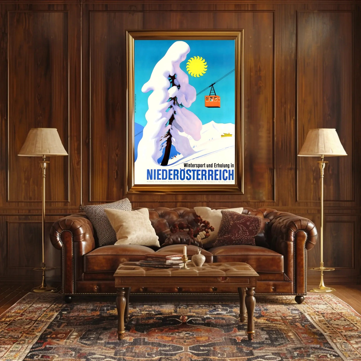 Winter Sports in Niederösterreich Poster