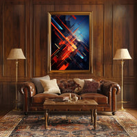 Dynamic Abstract Composition Abstract Poster PosterGoat