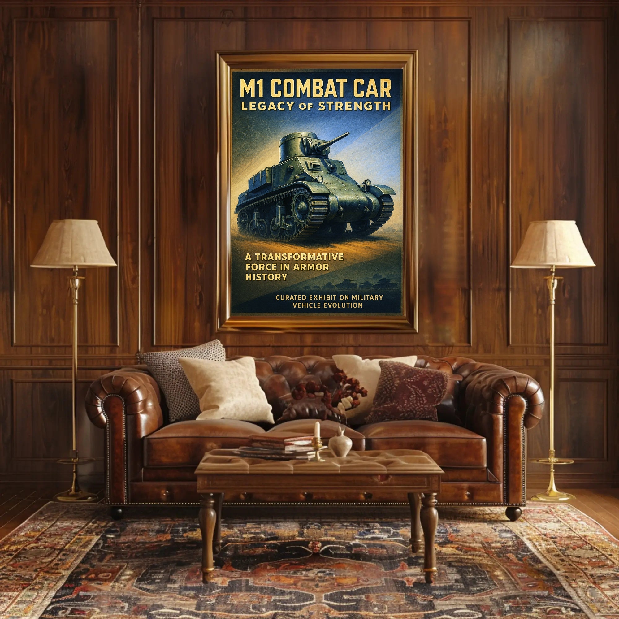 M1 Combat Car Legacy of Strength Poster