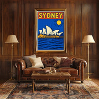 Sydney Pop Art Poster