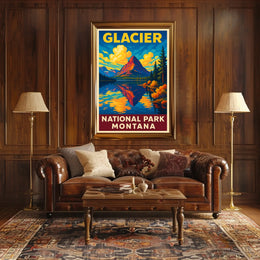 Glacier National Park Poster