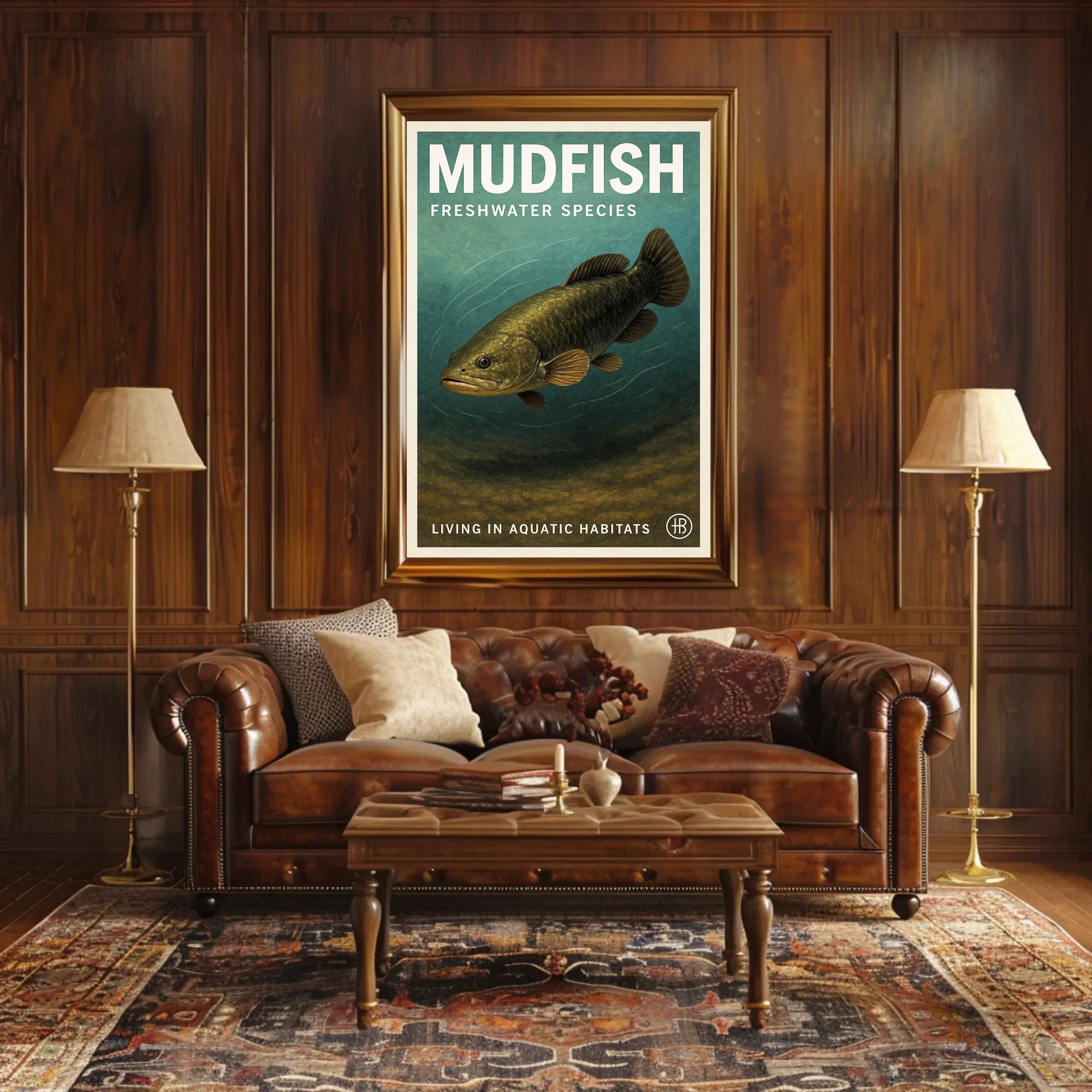 Mudfish Freshwater Species Poster PosterGoat