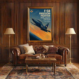 F-5B Freedom Fighter Poster