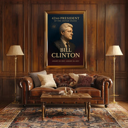 42nd President's Era Official Portrait Historical or Presidential Poster PosterGoat