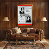 Vintage Magic Show Poster: The Magical Monarchs Cultural Display