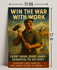 World War II Labor Contribution Poster
