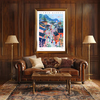 Flower Market in Tokyo Poster PosterGoat