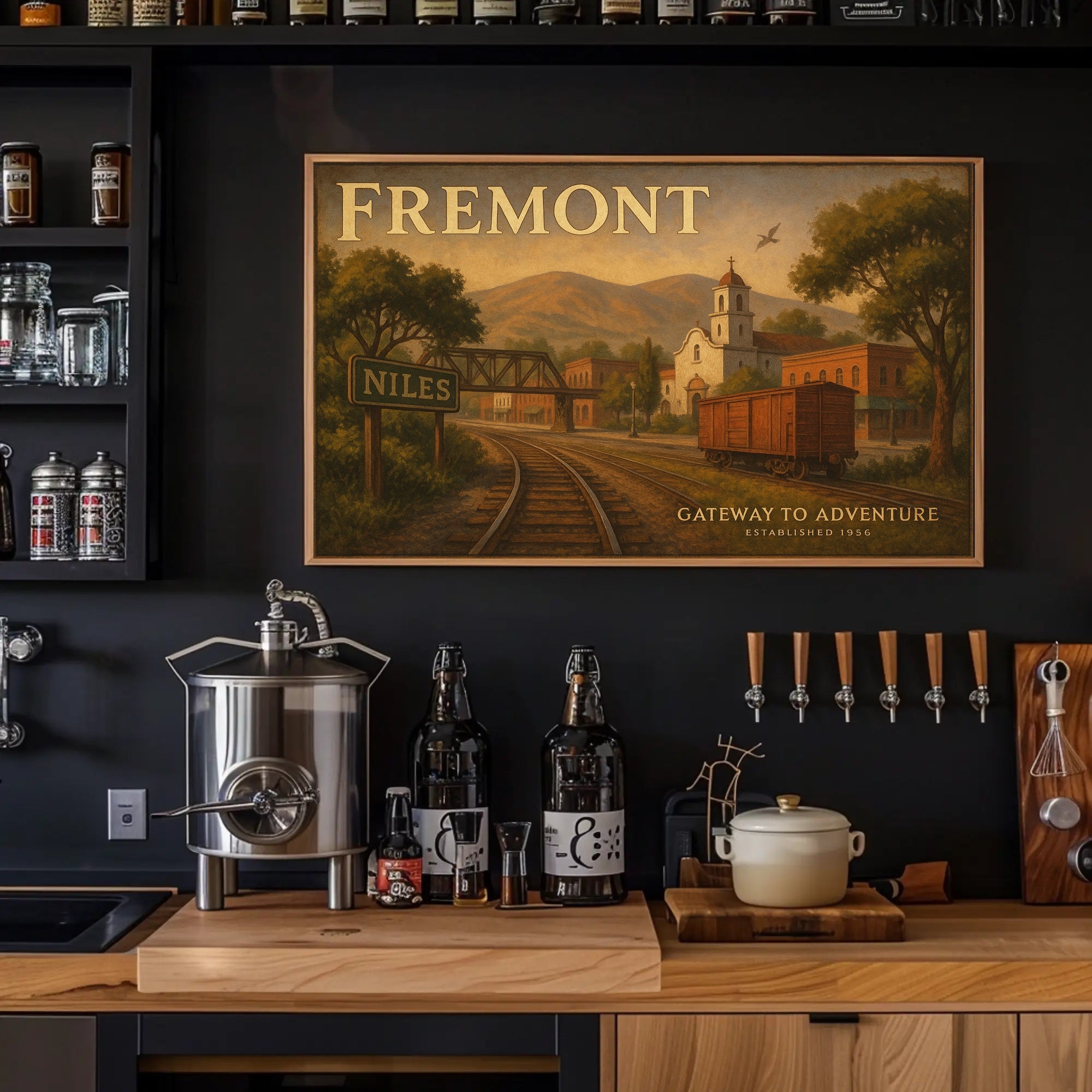 Fremont Gateway to Adventure Travel Poster