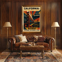 California The Golden State Poster