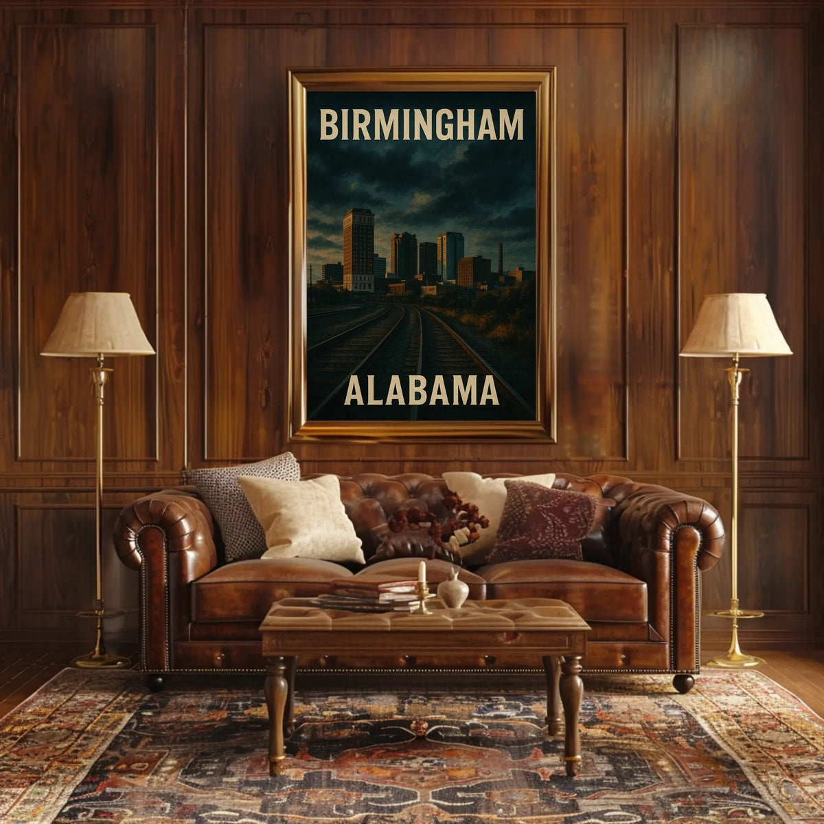 Birmingham Skyline Dream Minimalist Poster