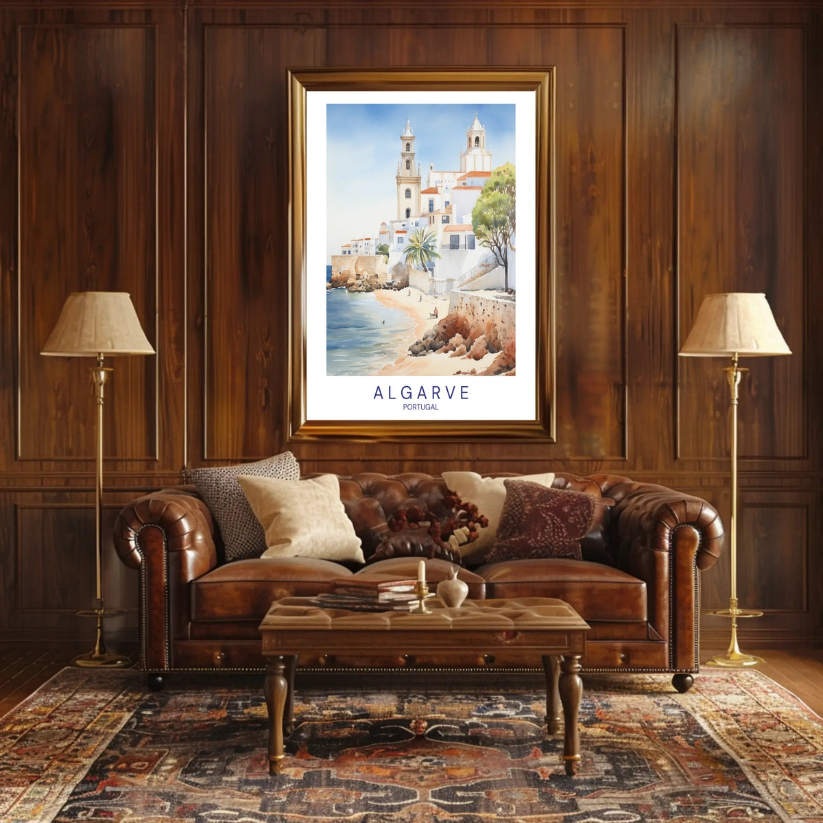 Algarve, Portugal Coastal Charm Poster