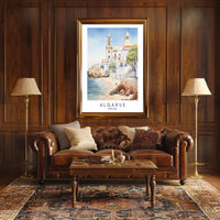 Algarve, Portugal Coastal Charm Poster