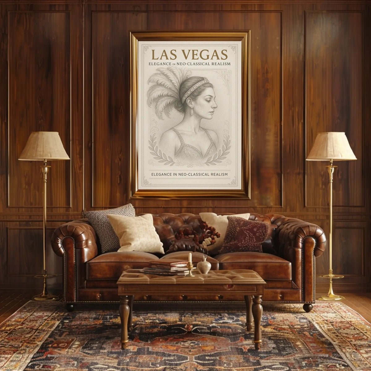Elegance in Neo-Classical Realism Artistry Sophistication La Poster