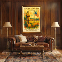 Andersonville Civil War Prison Remembrance Poster Print