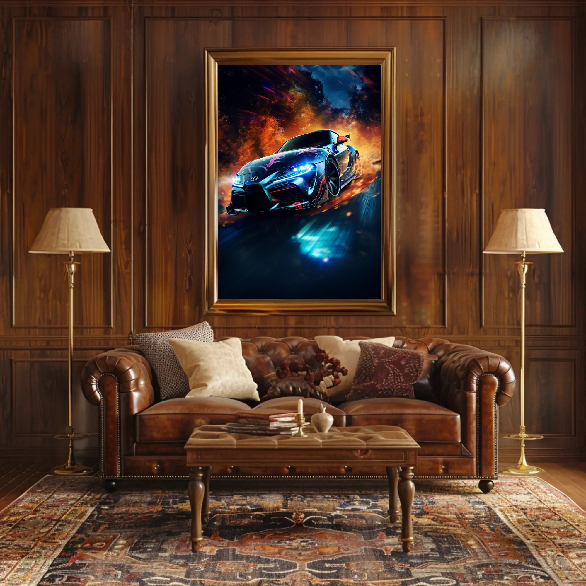 Racing Inferno Poster PosterGoat