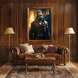 Steampunk Adventure Art Poster for Cultural or Heritage Poster