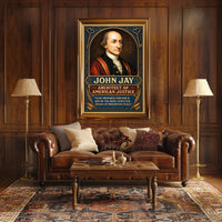 John Jay Architect of American Justice Poster PosterGoat