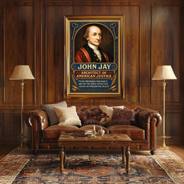 John Jay Architect of American Justice Poster PosterGoat