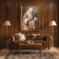 SantaS Gift Preparation Poster