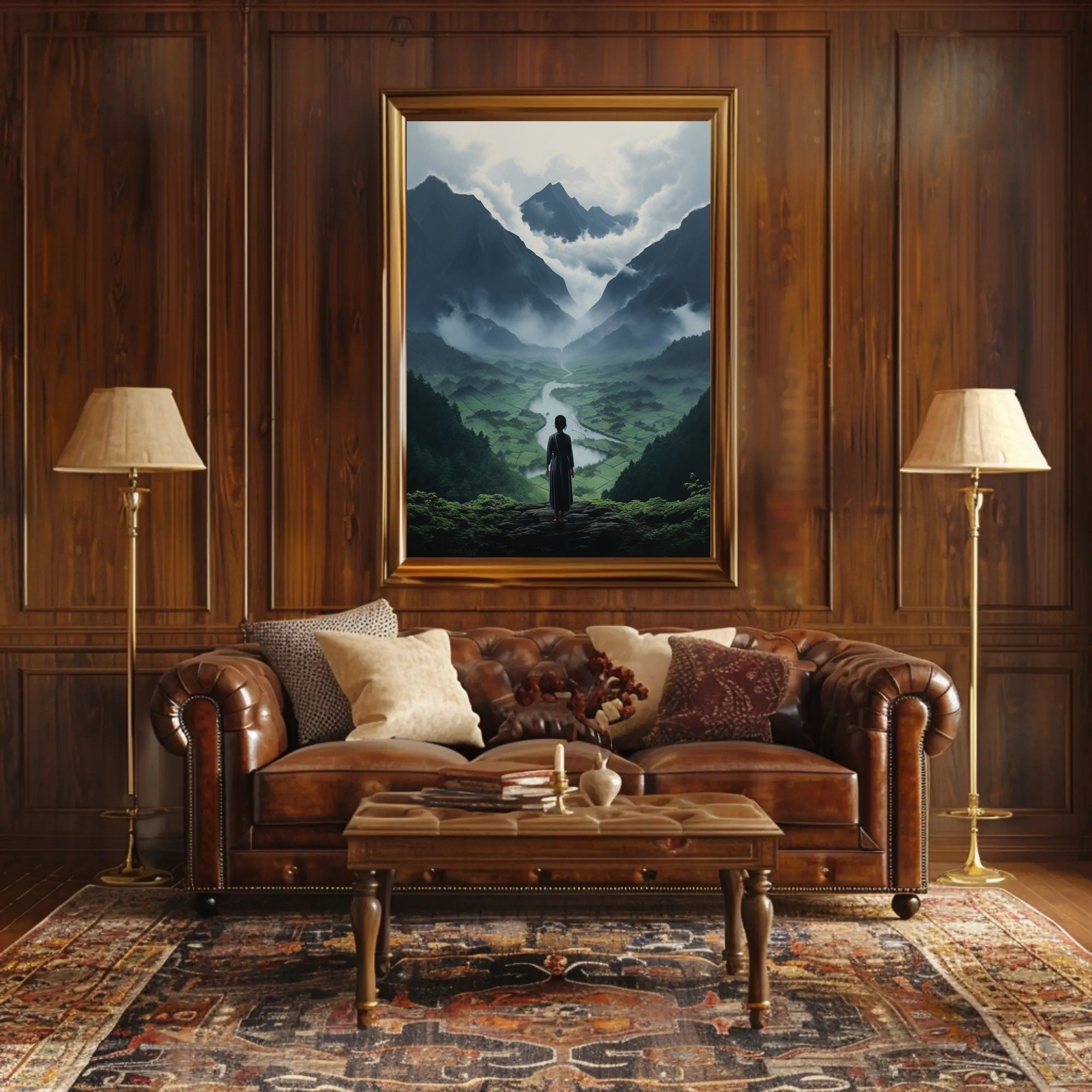 Serenity In The Mountains Poster