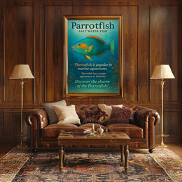 Discover the Charm of the Parrotfish Poster