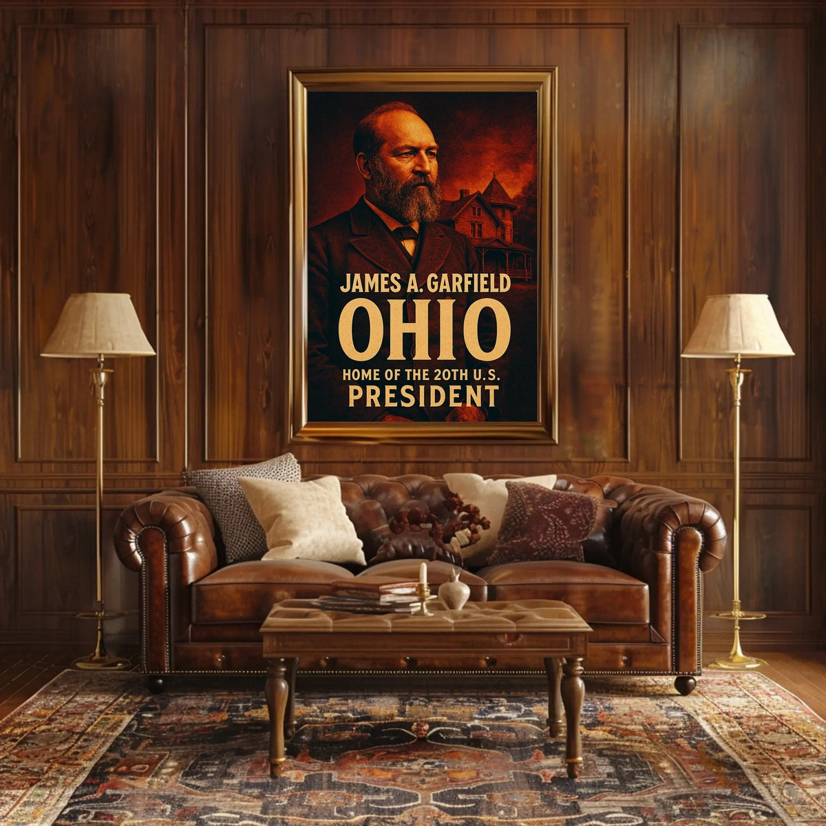 James A. Garfield 20th President Poster