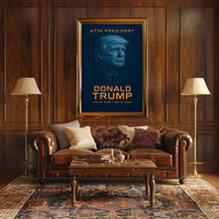 Trump Blueprint Visionary Patriot Poster