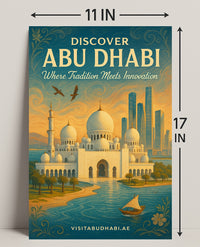 Abu Dhabi Tradition Meets Innovation Travel Poster