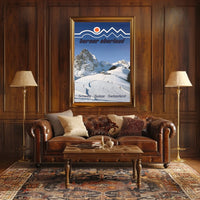 Berner Oberland Winter Wonderland Poster