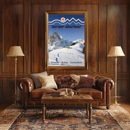 Berner Oberland Winter Wonderland Poster