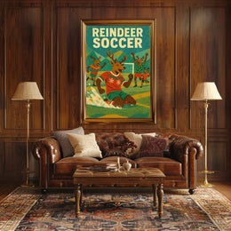 Reindeer Soccer Extravaganza Poster