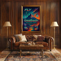 Fly to Great Basin National Park Poster