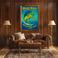 Mahi-Mahi Salt Water Marvel Poster
