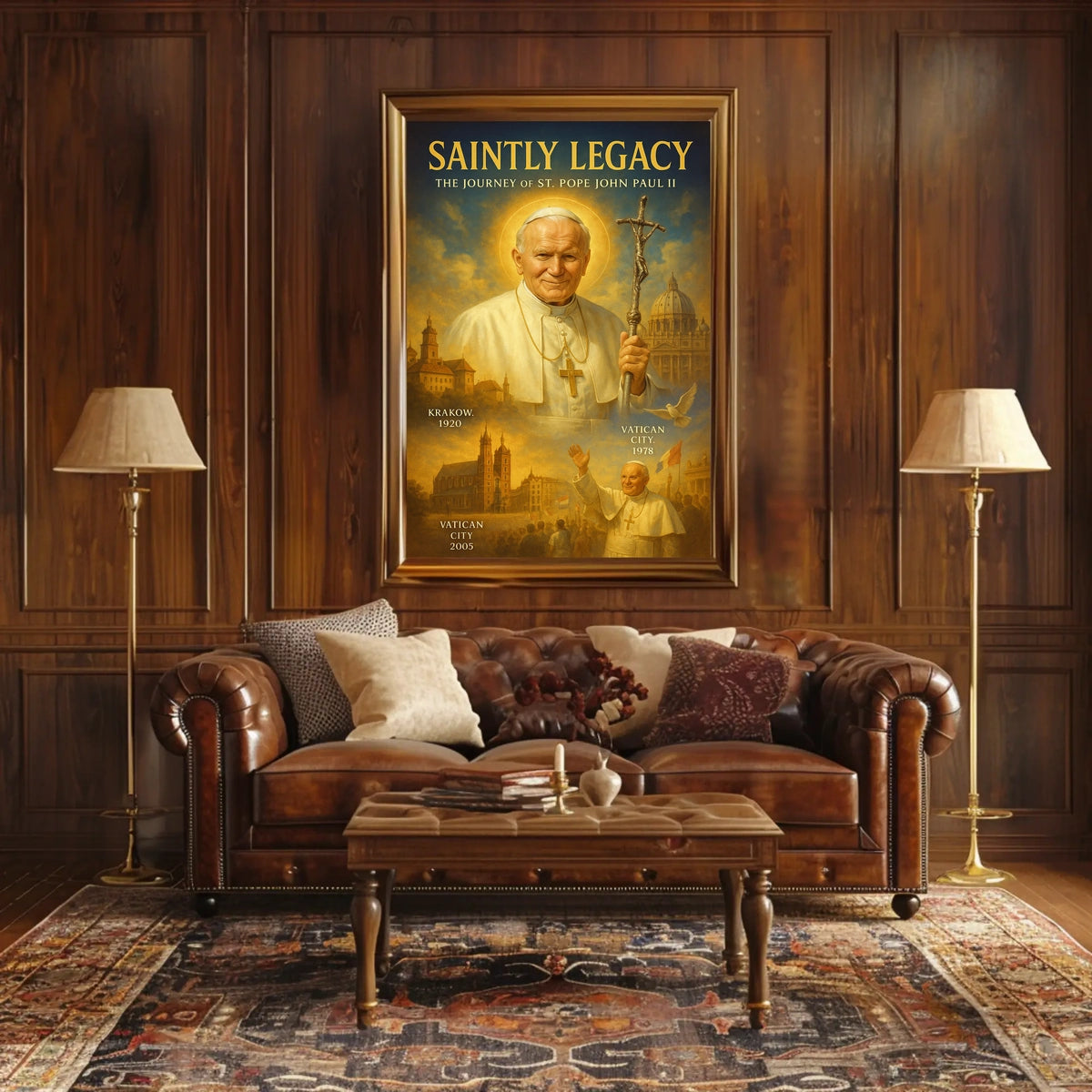 Saintly Legacy The Journey of St. Pope John Paul II Poster