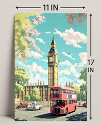 London Iconic Scene Poster