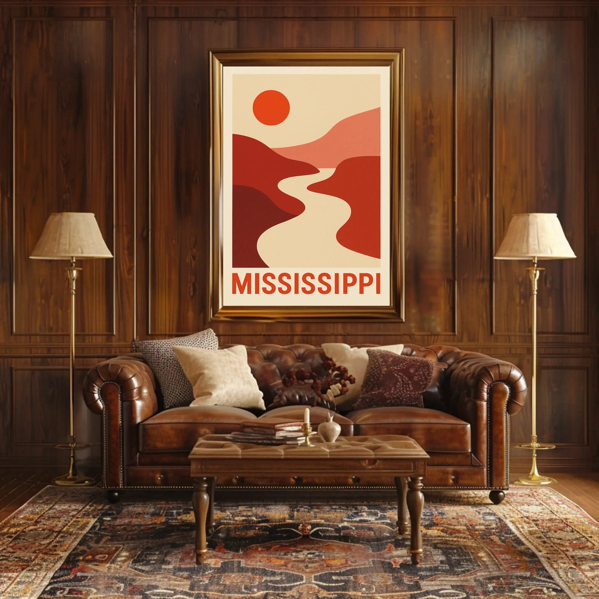 Mississippi Landscape Poster