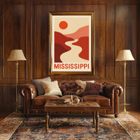 Mississippi Landscape Poster