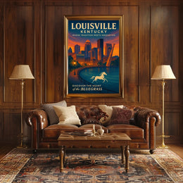 Louisville Where Tradition Meets Innovation Poster
