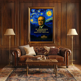 Franklin D. Roosevelt 32nd President of the United States Presidential Masterpiece Series Poster