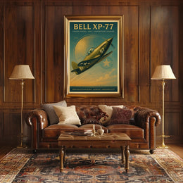 Bell XP-77 Lightweight Fighter Poster