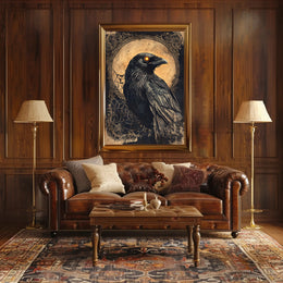 The Enigmatic Raven Poster