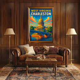 Charleston, West Virginia Poster